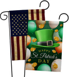 Lucky Hat - St Patrick Spring Vertical Impressions Decorative Flags HG190052 Made In USA