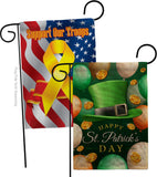 Lucky Hat - St Patrick Spring Vertical Impressions Decorative Flags HG190052 Made In USA