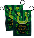 Lucky St Patrick's - St Patrick Spring Vertical Impressions Decorative Flags HG190053 Made In USA