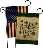 Tartan St Patricks - St Patrick Spring Vertical Impressions Decorative Flags HG190064 Made In USA