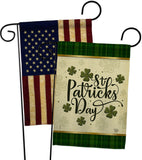 Tartan St Patricks - St Patrick Spring Vertical Impressions Decorative Flags HG190064 Made In USA