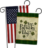 Tartan St Patricks - St Patrick Spring Vertical Impressions Decorative Flags HG190064 Made In USA