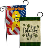 Tartan St Patricks - St Patrick Spring Vertical Impressions Decorative Flags HG190064 Made In USA