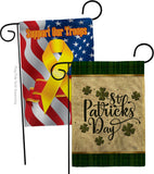 Tartan St Patricks - St Patrick Spring Vertical Impressions Decorative Flags HG190064 Made In USA