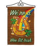 We're a Wee Bit Irish - St Patrick Spring Vertical Impressions Decorative Flags HG102002 Made In USA