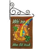 We're a Wee Bit Irish - St Patrick Spring Vertical Impressions Decorative Flags HG102002 Made In USA