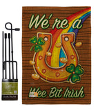 We're a Wee Bit Irish - St Patrick Spring Vertical Impressions Decorative Flags HG102002 Made In USA