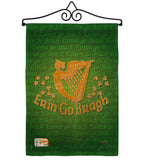 Erin Go Bragh - St Patrick Spring Vertical Impressions Decorative Flags HG102030 Made In USA