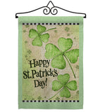 St. Patrick's Day Clover - St Patrick Spring Vertical Impressions Decorative Flags HG102032 Made In USA