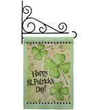 St. Patrick's Day Clover - St Patrick Spring Vertical Impressions Decorative Flags HG102032 Made In USA