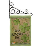 St. Patrick's Day Clover - St Patrick Spring Vertical Impressions Decorative Flags HG102032 Made In USA