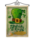Lucky Hat St Pat Day - St Patrick Spring Vertical Impressions Decorative Flags HG102033 Made In USA