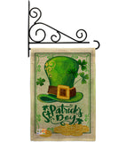 Lucky Hat St Pat Day - St Patrick Spring Vertical Impressions Decorative Flags HG102033 Made In USA