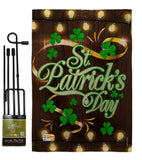 Lightful St. Patrick's Day - St Patrick Spring Vertical Impressions Decorative Flags HG102034 Made In USA