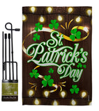 Lightful St. Patrick's Day - St Patrick Spring Vertical Impressions Decorative Flags HG102034 Made In USA