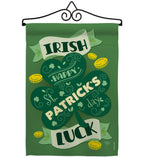 Irish Luck - St Patrick Spring Vertical Impressions Decorative Flags HG102035 Made In USA