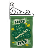 Irish Luck - St Patrick Spring Vertical Impressions Decorative Flags HG102035 Made In USA