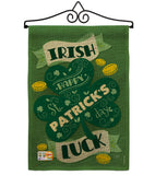 Irish Luck - St Patrick Spring Vertical Impressions Decorative Flags HG102035 Made In USA