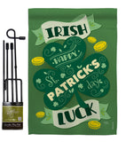 Irish Luck - St Patrick Spring Vertical Impressions Decorative Flags HG102035 Made In USA