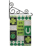 St Patricks Lucky Day - St Patrick Spring Vertical Impressions Decorative Flags HG102056 Made In USA