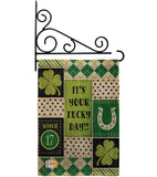 St Patricks Lucky Day - St Patrick Spring Vertical Impressions Decorative Flags HG102056 Made In USA