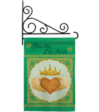 Kiss Me, I'm Irish - St Patrick Spring Vertical Impressions Decorative Flags HG102057 Made In USA