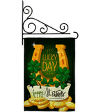 Lucky Day - St Patrick Spring Vertical Impressions Decorative Flags HG102058 Made In USA