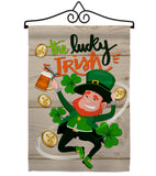 The Lucky Irish - St Patrick Spring Vertical Impressions Decorative Flags HG102059 Made In USA