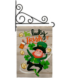 The Lucky Irish - St Patrick Spring Vertical Impressions Decorative Flags HG102059 Made In USA