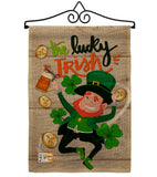 The Lucky Irish - St Patrick Spring Vertical Impressions Decorative Flags HG102059 Made In USA