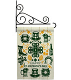 Irish For A Day - St Patrick Spring Vertical Impressions Decorative Flags HG120018 Made In USA