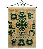 Irish For A Day - St Patrick Spring Vertical Impressions Decorative Flags HG120018 Made In USA