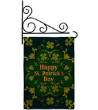 Green Patty Day - St Patrick Spring Vertical Impressions Decorative Flags HG120038 Made In USA