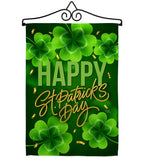 St. Patty Cover - St Patrick Spring Vertical Impressions Decorative Flags HG120043 Made In USA