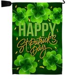 St. Patty Cover - St Patrick Spring Vertical Impressions Decorative Flags HG120043 Made In USA