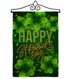 St. Patty Cover - St Patrick Spring Vertical Impressions Decorative Flags HG120043 Made In USA