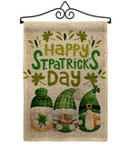 St Patty Trop Gnome - St Patrick Spring Vertical Impressions Decorative Flags HG120051 Made In USA