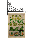 St Patty Trop Gnome - St Patrick Spring Vertical Impressions Decorative Flags HG120051 Made In USA