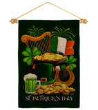 Lucky Irish Way - St Patrick Spring Vertical Impressions Decorative Flags HG120303 Made In USA