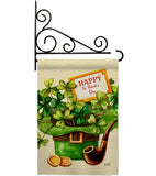 Cover and Hat - St Patrick Spring Vertical Impressions Decorative Flags HG130323 Made In USA