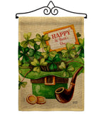 Cover and Hat - St Patrick Spring Vertical Impressions Decorative Flags HG130323 Made In USA