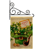 Cover and Hat - St Patrick Spring Vertical Impressions Decorative Flags HG130323 Made In USA