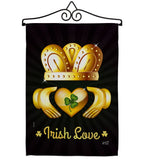 Irish Love - St Patrick Spring Vertical Impressions Decorative Flags HG130435 Made In USA