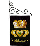 Irish Love - St Patrick Spring Vertical Impressions Decorative Flags HG130435 Made In USA