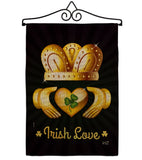 Irish Love - St Patrick Spring Vertical Impressions Decorative Flags HG130435 Made In USA