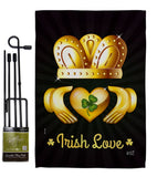 Irish Love - St Patrick Spring Vertical Impressions Decorative Flags HG130435 Made In USA