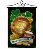 Let's Get Irish - St Patrick Spring Vertical Impressions Decorative Flags HG137150 Made In USA