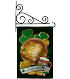 Let's Get Irish - St Patrick Spring Vertical Impressions Decorative Flags HG137150 Made In USA