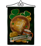 Let's Get Irish - St Patrick Spring Vertical Impressions Decorative Flags HG137150 Made In USA