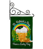 St. Pat Lucky Day - St Patrick Spring Vertical Impressions Decorative Flags HG190043 Made In USA